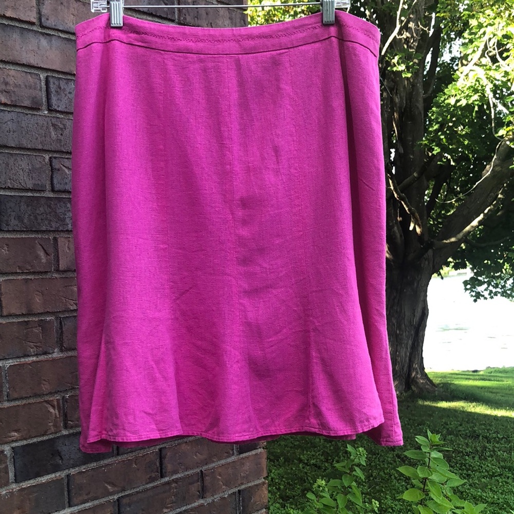Pink A-Line Skirt